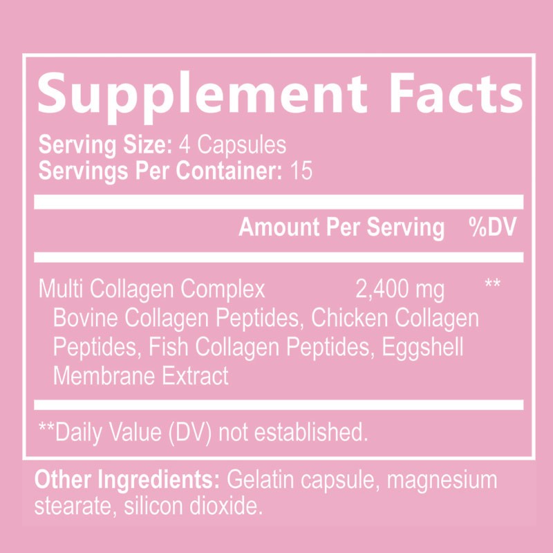 Multi-Collagen Capsules Manufacturer - OEM ODM Skin Whitening