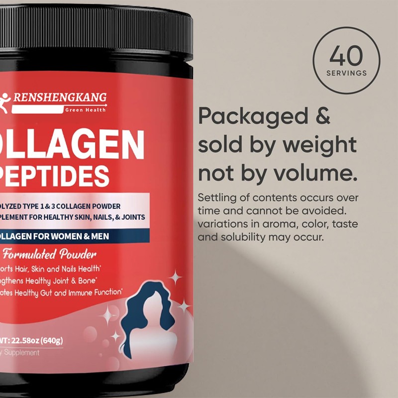 Collagen Peptides Powder Factory - OEM Custom Skin Nails Joints