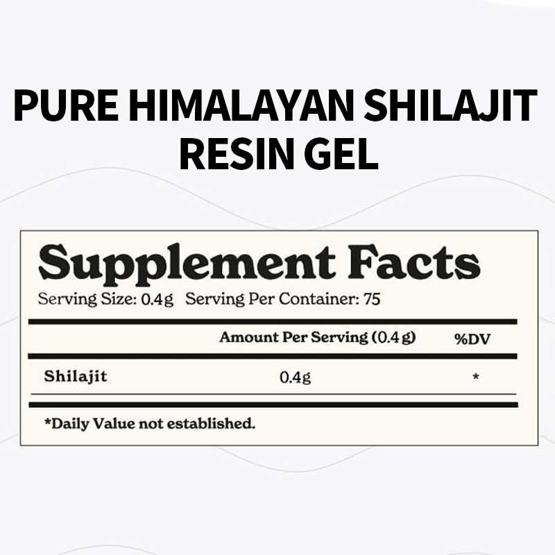 Shilajit Resin Gel Manufacturer - OEM ODM Energy Boosting