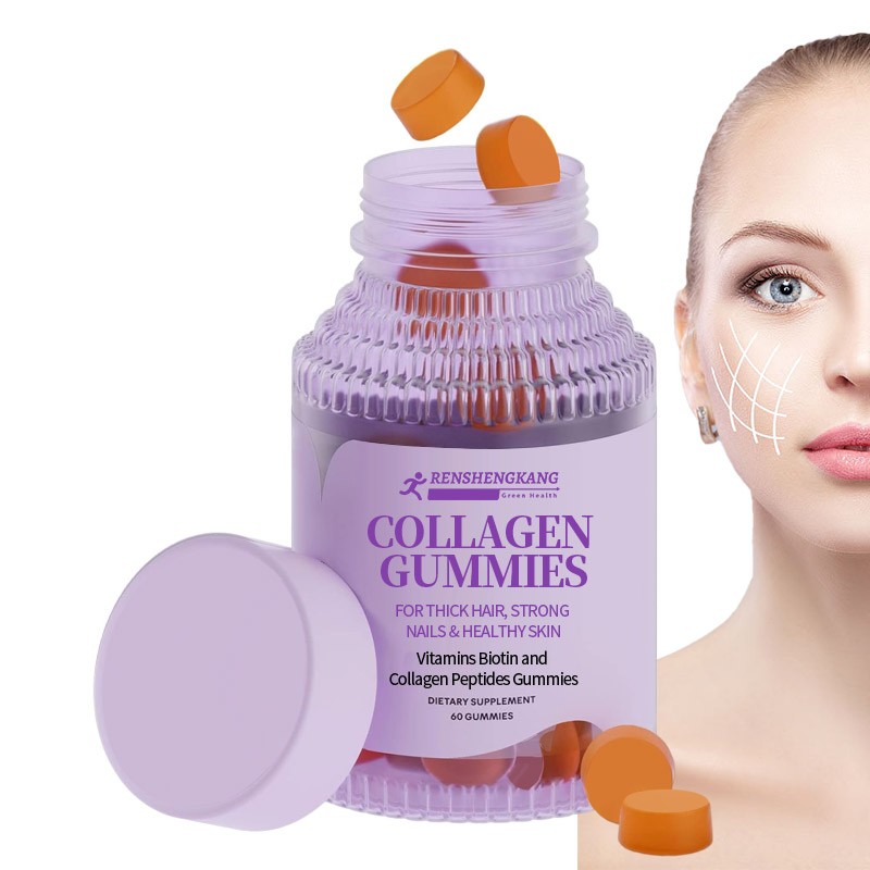Biotin Collagen Gummies Factory - OEM ODM Thick Hair Nails