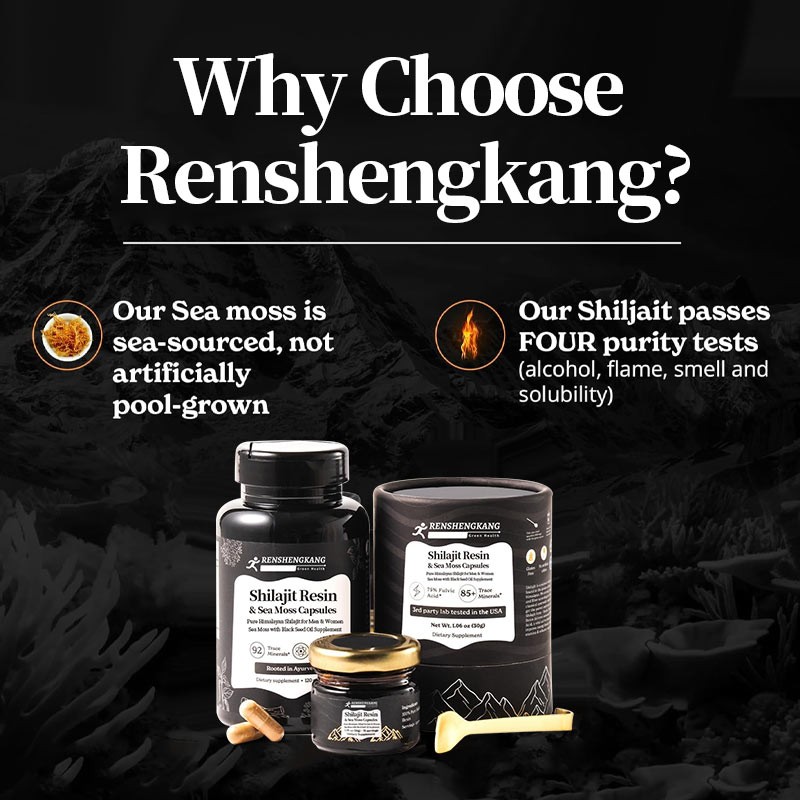 Shilajit Sea Moss Capsules Manufacturer - OEM Custom Black Seed Oil