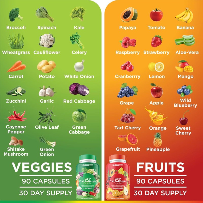 Super Fruit Veggie Capsules Factory - OEM ODM Lycopene Nutritional