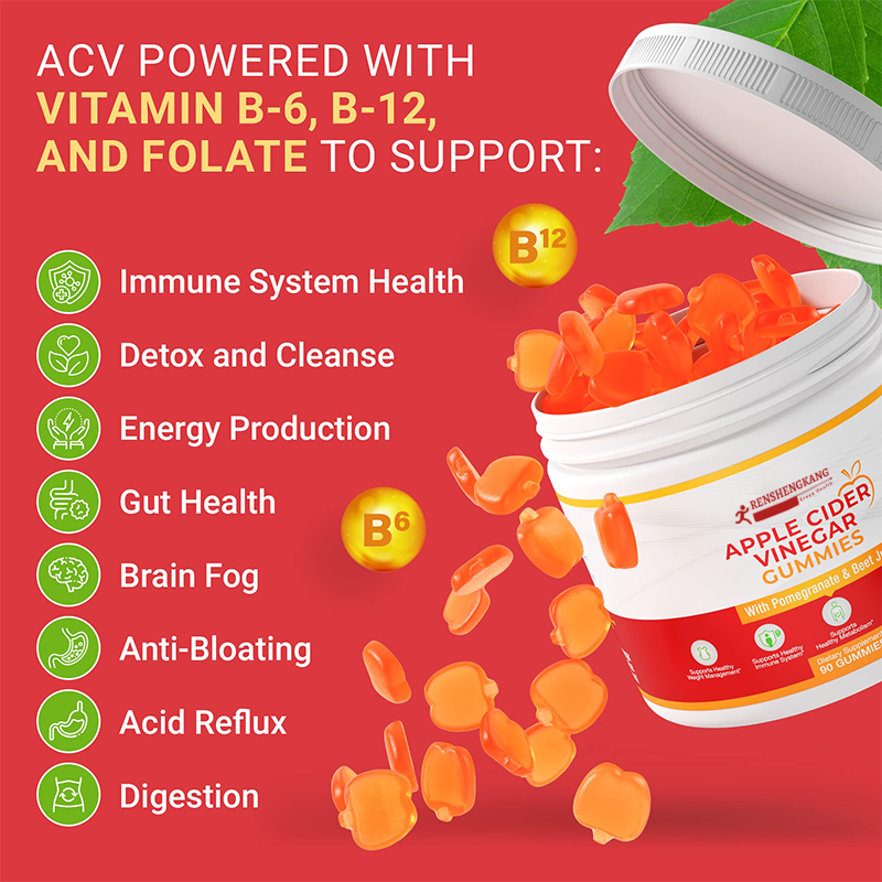 ACV Gummies Manufacturer - OEM Custom Gut Health Metabolism