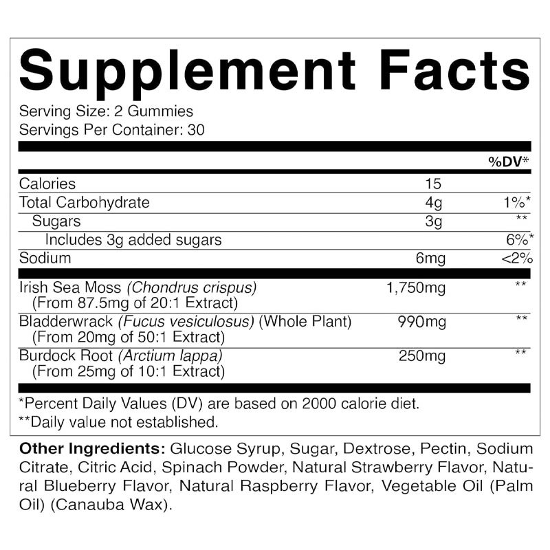 Sea Moss Gummies Manufacturer - OEM ODM Immune Energy Support