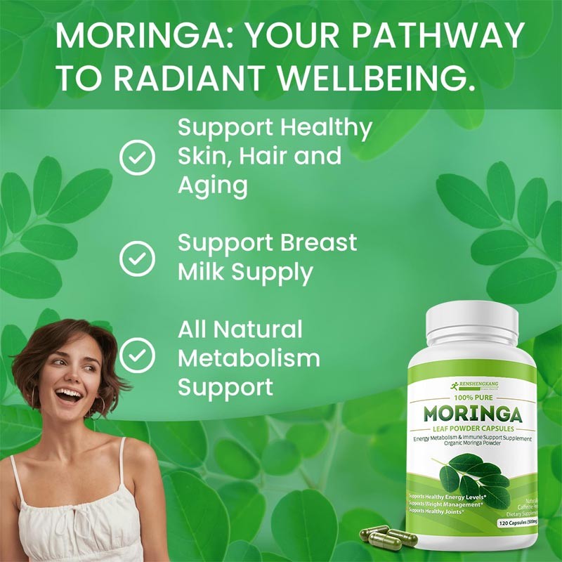 Moringa Powder Capsules Manufacturer - OEM ODM Energy Metabolism