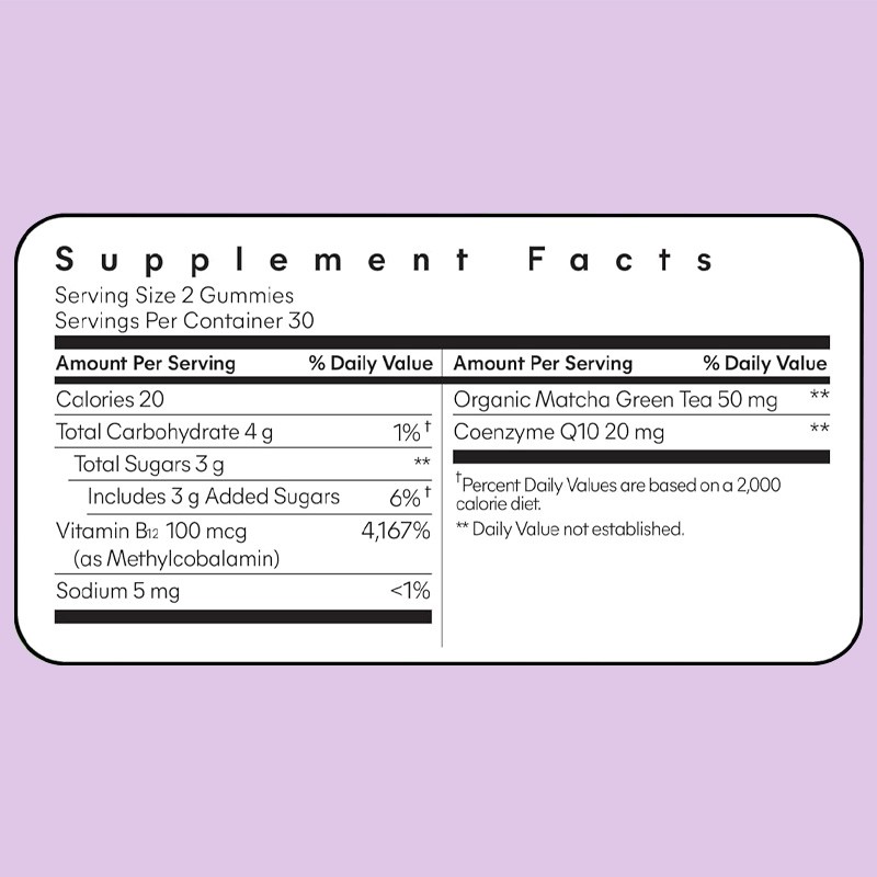 Energy Gummies Manufacturer - OEM Custom Matcha Green Tea