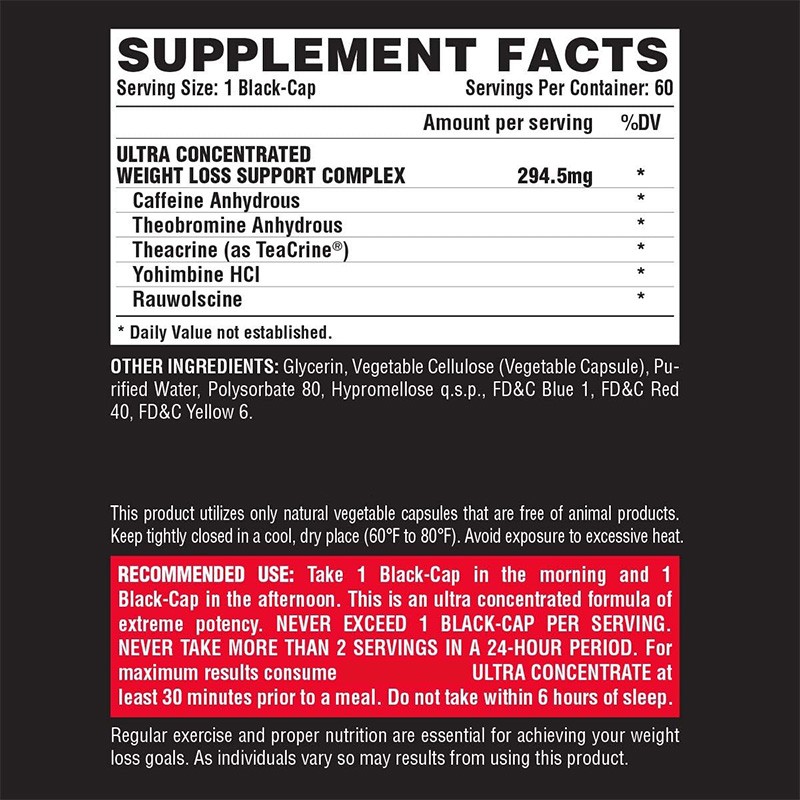 Black Slim Capsules Factory - OEM Custom Fat Burner Supplement