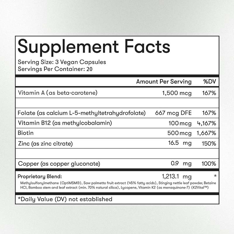 Hair Growth Supplement Manufacturer - OEM ODM Thinning Hair Capsules