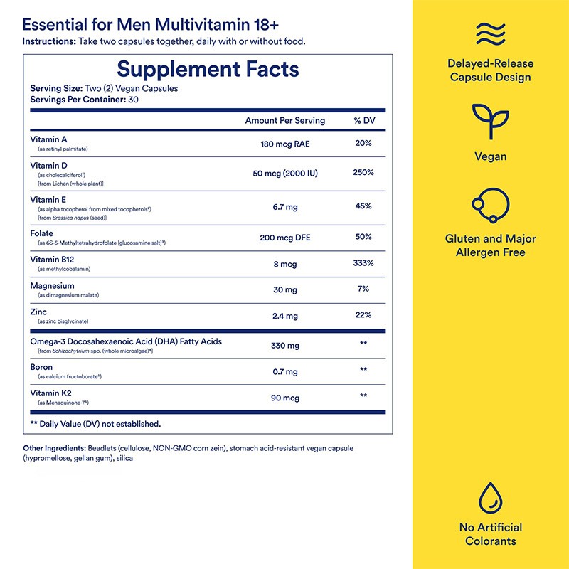 Men's Multivitamin Softgels Factory - OEM Custom Vegan Capsules