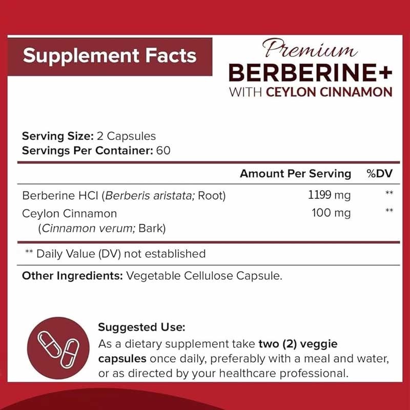 Berberine HCL Capsules Manufacturer - OEM ODM Pure Cinnamon