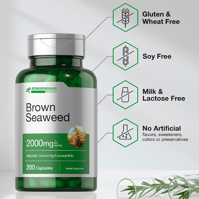 Brown Seaweed Extract Capsules Factory - OEM Custom Digestion Health