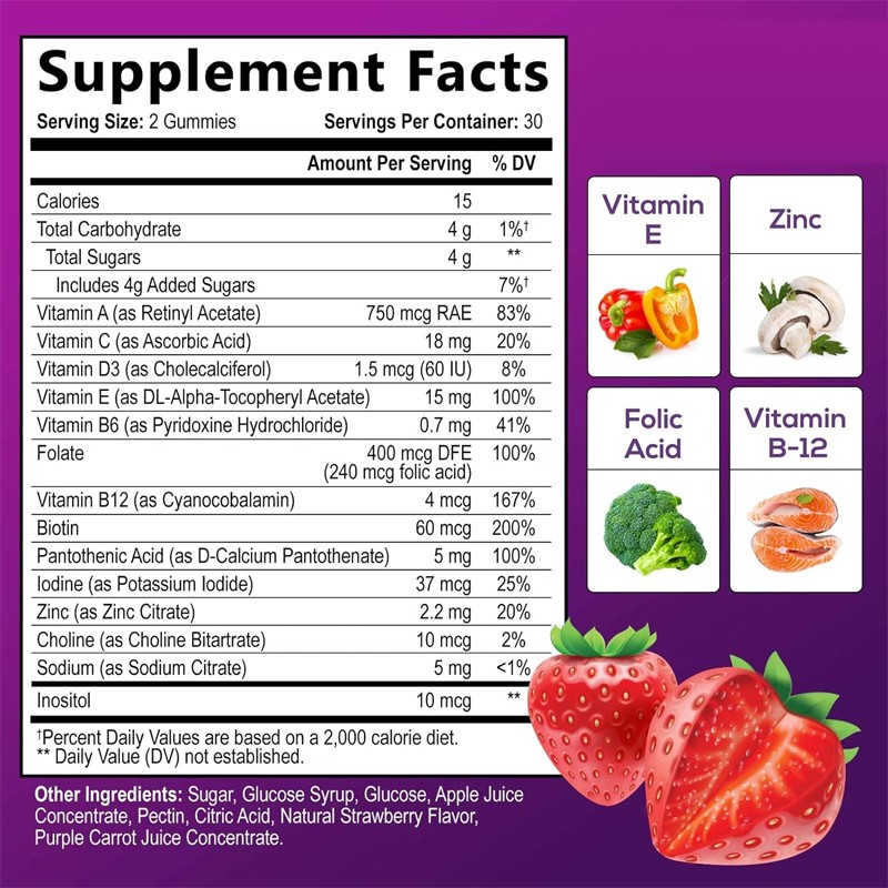 Gummy Multivitamin Manufacturer - OEM ODM Extra Strength Adult