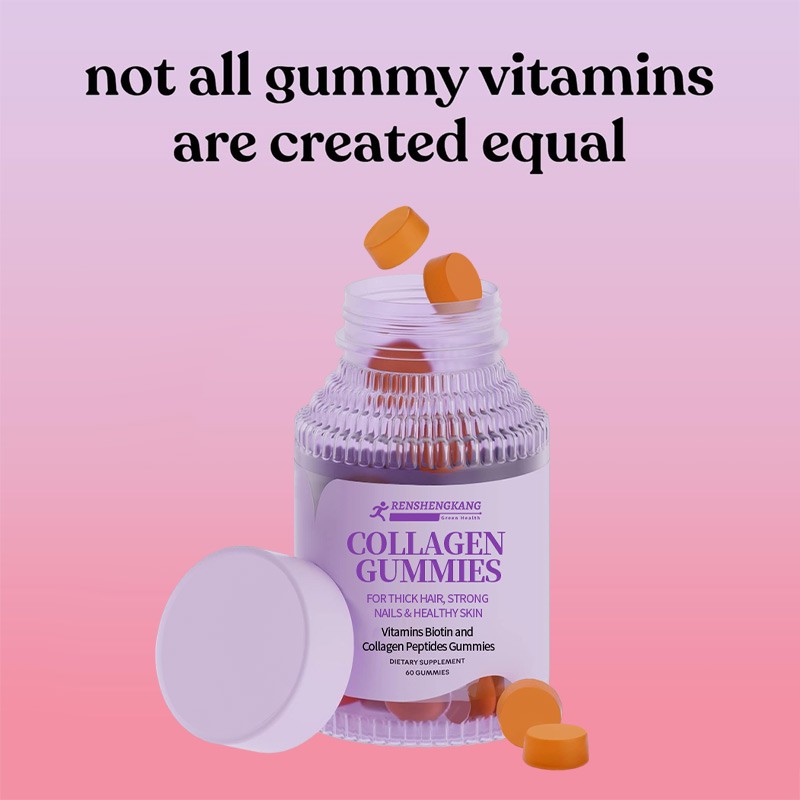 Biotin Collagen Gummies Factory - OEM ODM Thick Hair Nails
