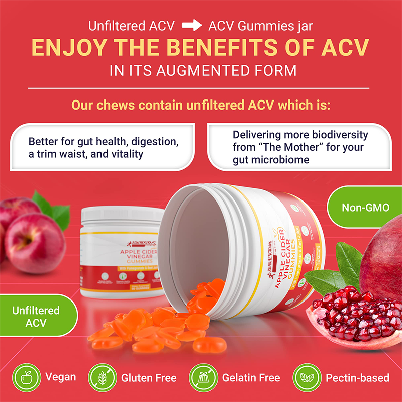 ACV Gummies Manufacturer - OEM Custom Gut Health Metabolism