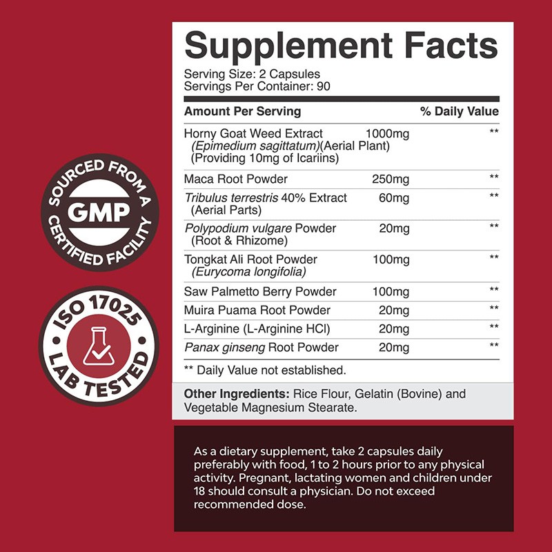 Horny Goat Weed Capsules Manufacturer - OEM Custom Saw Palmetto