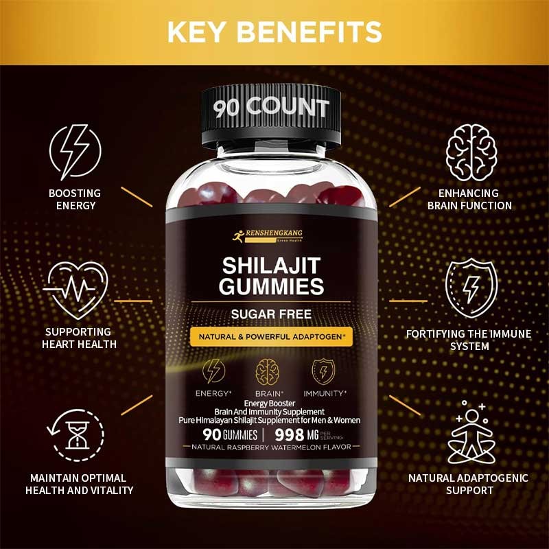 Shilajit Gummies Factory - OEM Custom Sugar Free Energy