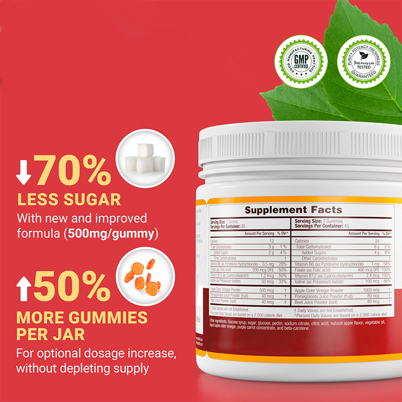 ACV Gummies Manufacturer - OEM Custom Gut Health Metabolism