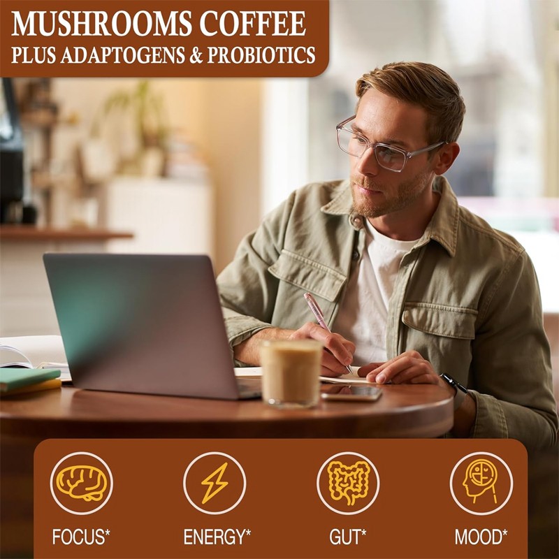 Mushroom Coffee Powder Manufacturer - OEM Custom Lion Mane Chaga