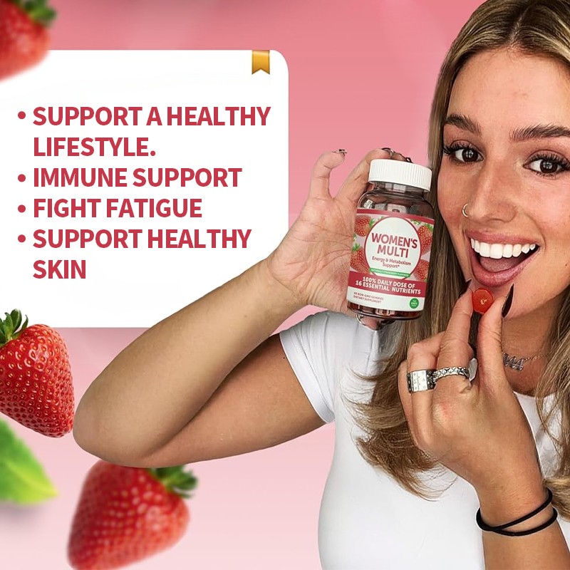 Women Multivitamin Gummies Factory - ODM Wholesale Essential Vitamins
