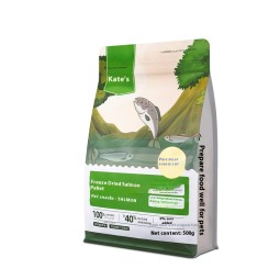 Salmon Cubes Manufacturer - Kates Pet Freeze-Dried Treats Salmon Cubes Dog Training Beautiful Fur Cheek