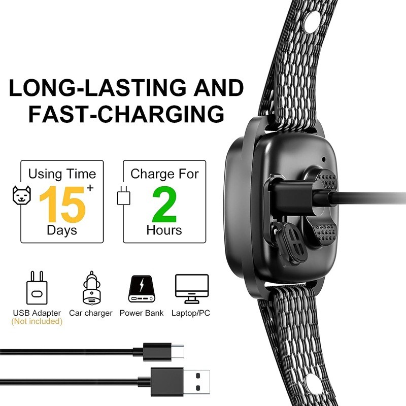 Anti Bark Dog Collar Supplier - Smart Vibration Beep Adjustable