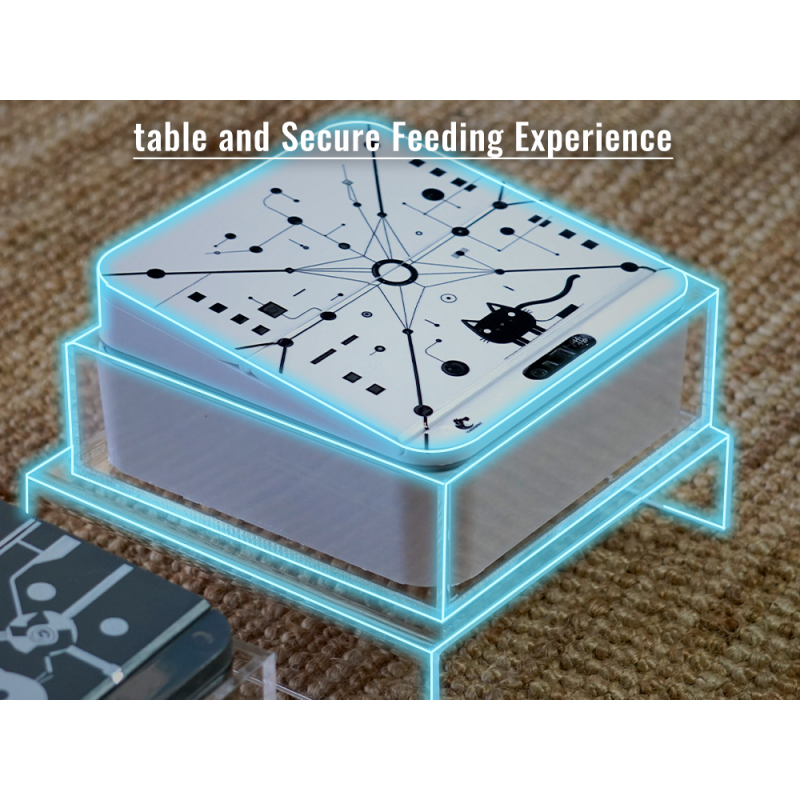 Smart Pet Feeder Supplier - RFID Elevated Sealed Lid