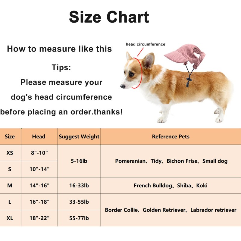 Pet Sun Hat Supplier - Corduroy Ear Hole Adjustable