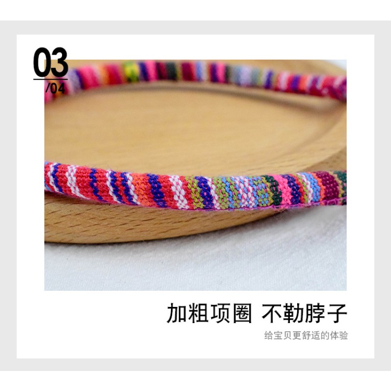 Bohemian Pet Collar Factory - Ethnic Style Bell Necklace