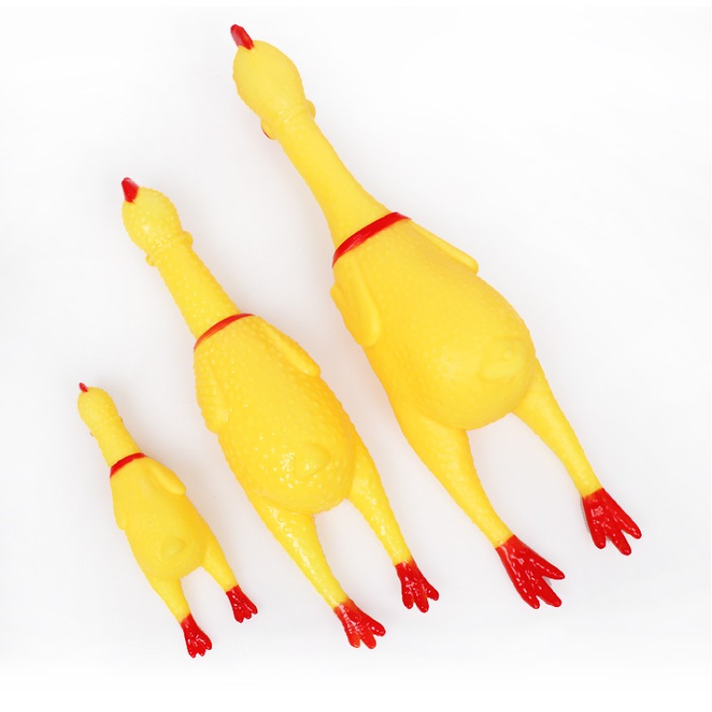 Dog Chew Toy Factory - Fun Yellow Chicken Sound