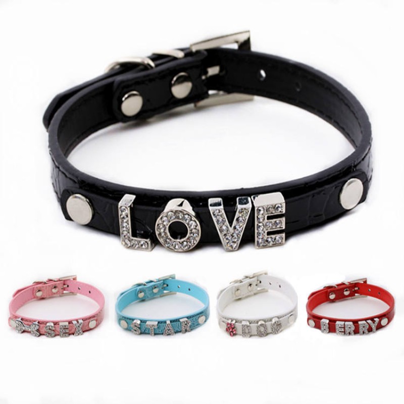Rhinestone Dog Collar Supplier - Custom PU Leather Adjustable