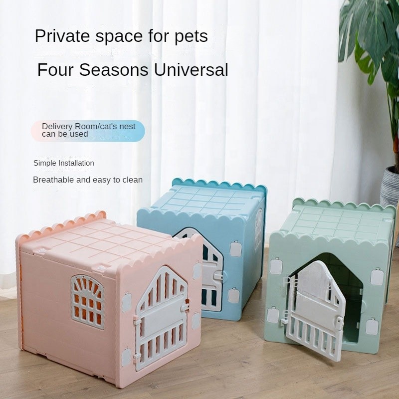 Outdoor Pet Cage Supplier - Waterproof Plastic Shelter