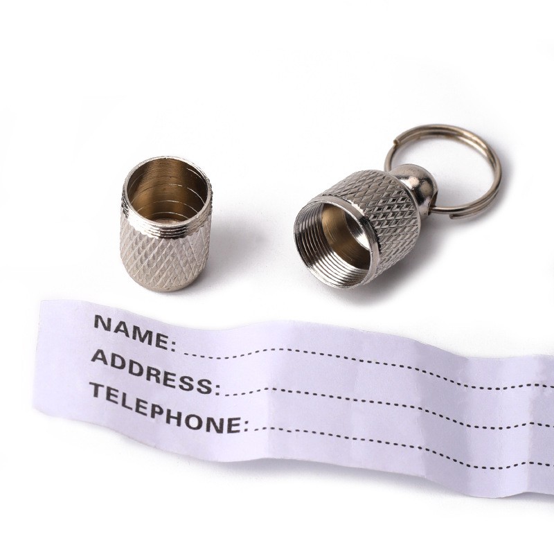 Copper Pet ID Tag Supplier - Durable Address Paper Insert