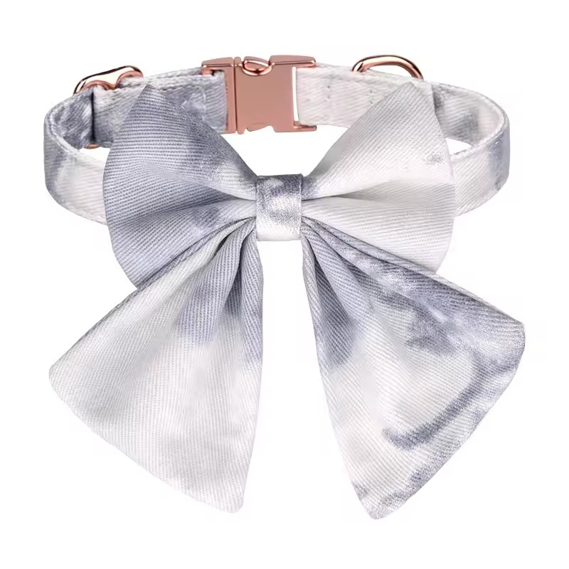 Pet Collars with Bow Tie Supplier - High Quality Stylish