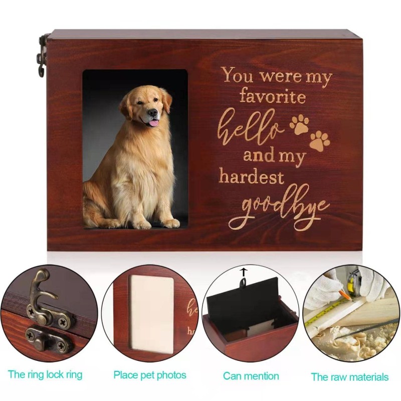 Handcrafted Pet Urn Manufacturer - Wooden Ashes Keepsake Box