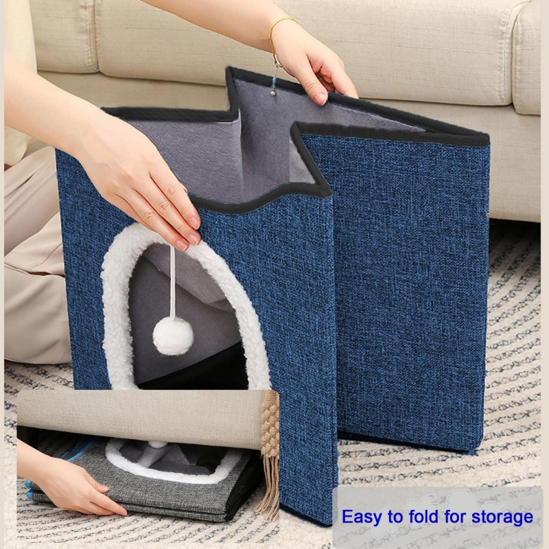 Cat Condo Factory - Foldable Scratch Pad Plush Toy