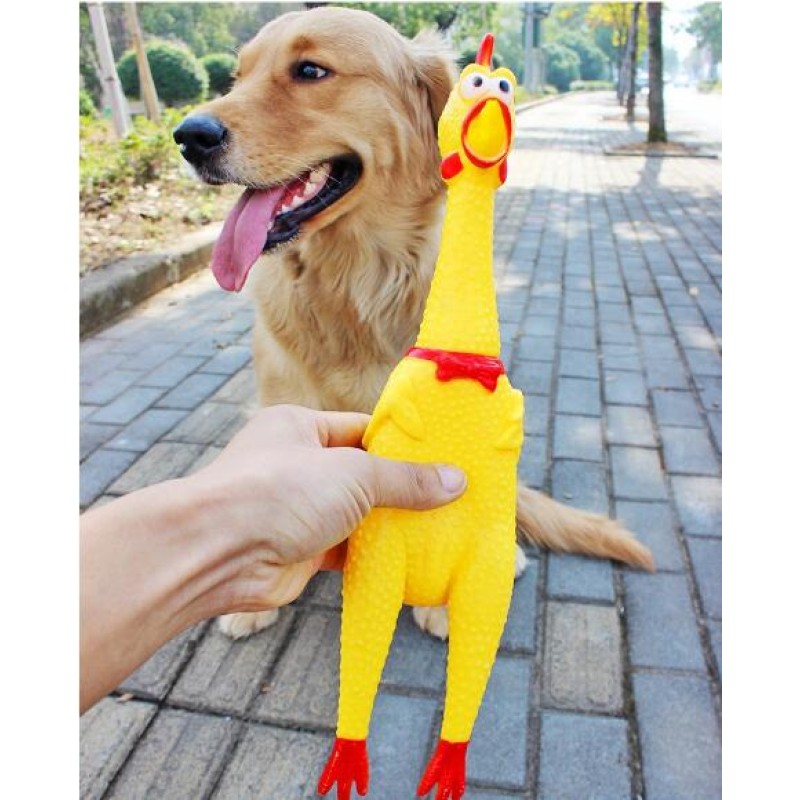 Dog Chew Toy Factory - Fun Yellow Chicken Sound