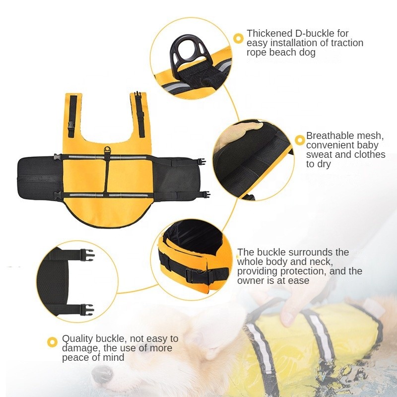 Dog Life Jacket Factory - Summer Swimwear Reflective