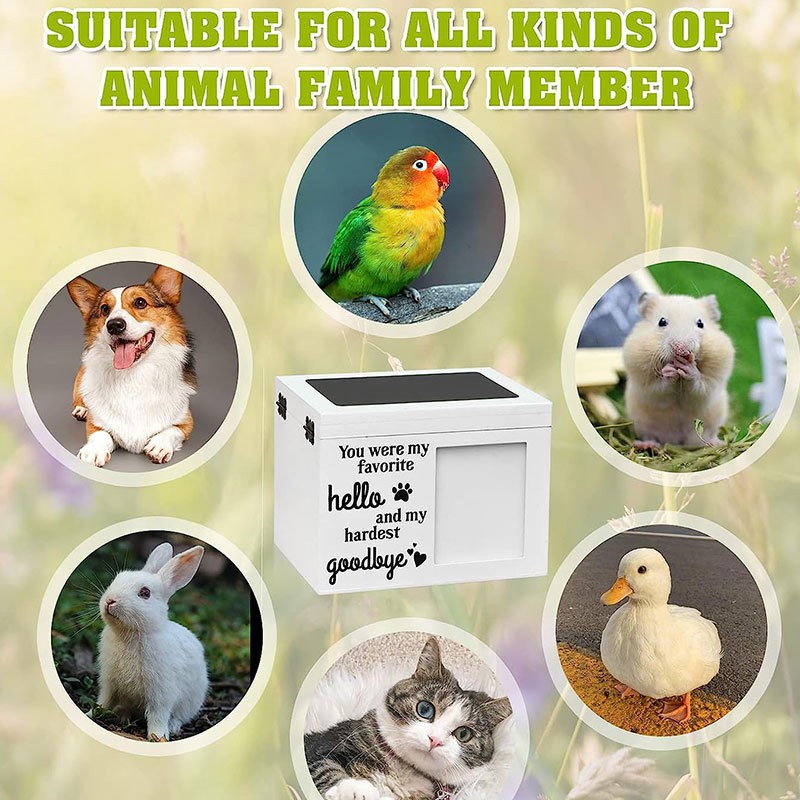 Wooden Pet Cremation Box Factory - Custom Memory Engraving