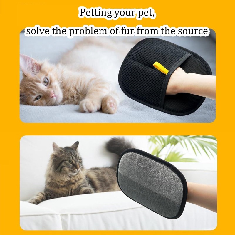 Pet Grooming Gloves Manufacturer - Double Sided Hair Removal