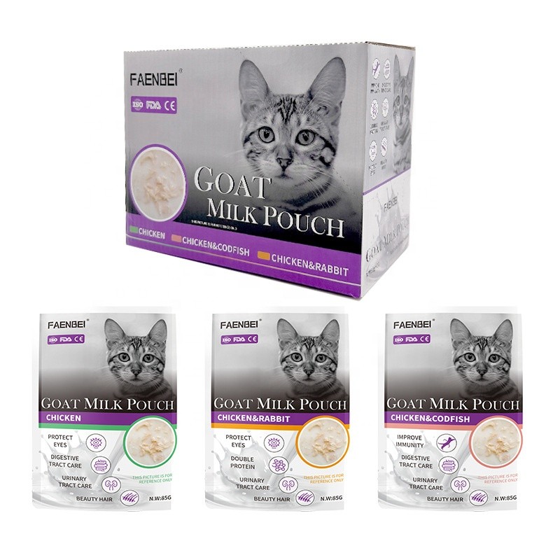 Wet Cat Food Supplier - OEM Premium Goat Milk Chicken