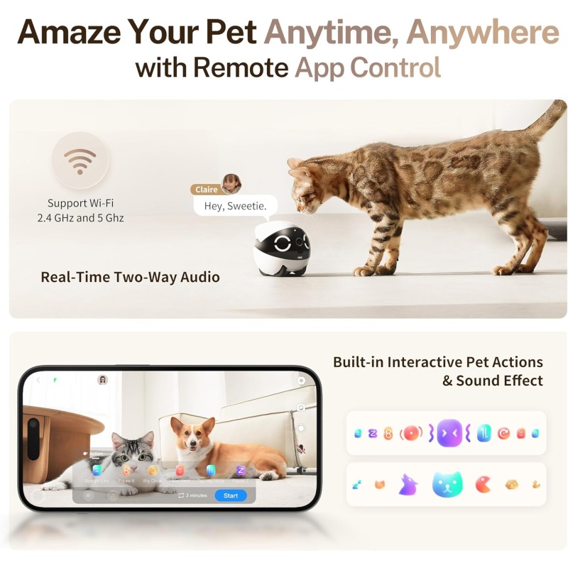 Mini Smart Pet Companion Manufacturer - HD Surveillance Low Noise