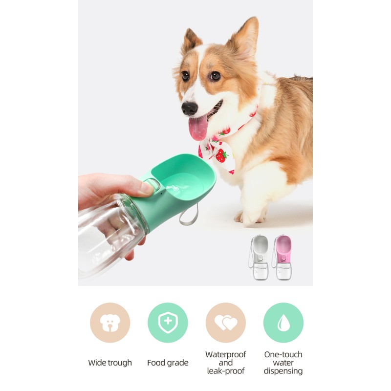 Pet Water Bottle Supplier - Travel Friendly Outdoor