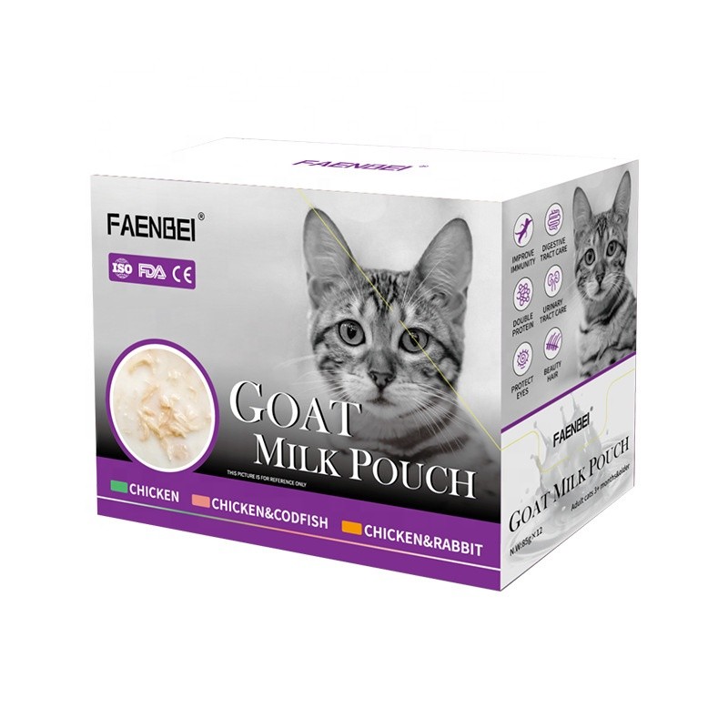 Wet Cat Food Supplier - OEM Premium Goat Milk Chicken