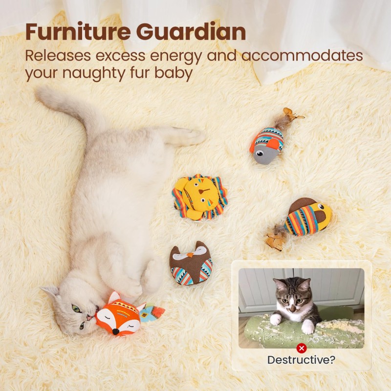 Animal Cat Toys Manufacturer - Colorful Organic Catnip