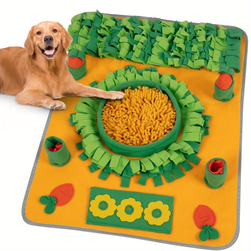 Dog Snuffle Mat Factory - Large Grass Carrot Sniffing
