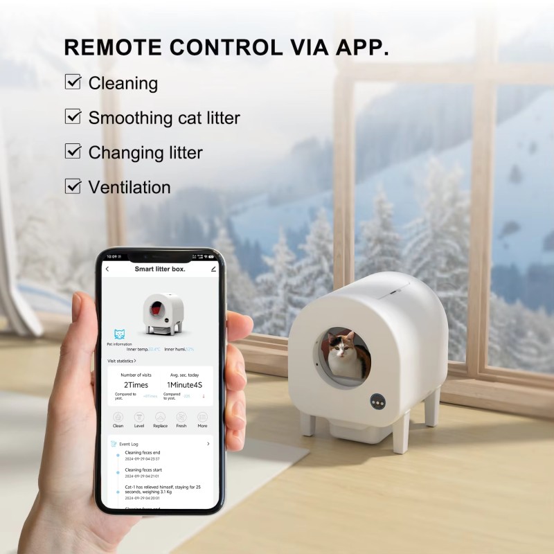 Automatic Litter Box Factory - Safety Sensors Remote Control