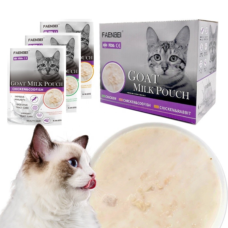 Wet Cat Food Supplier - OEM Premium Goat Milk Chicken