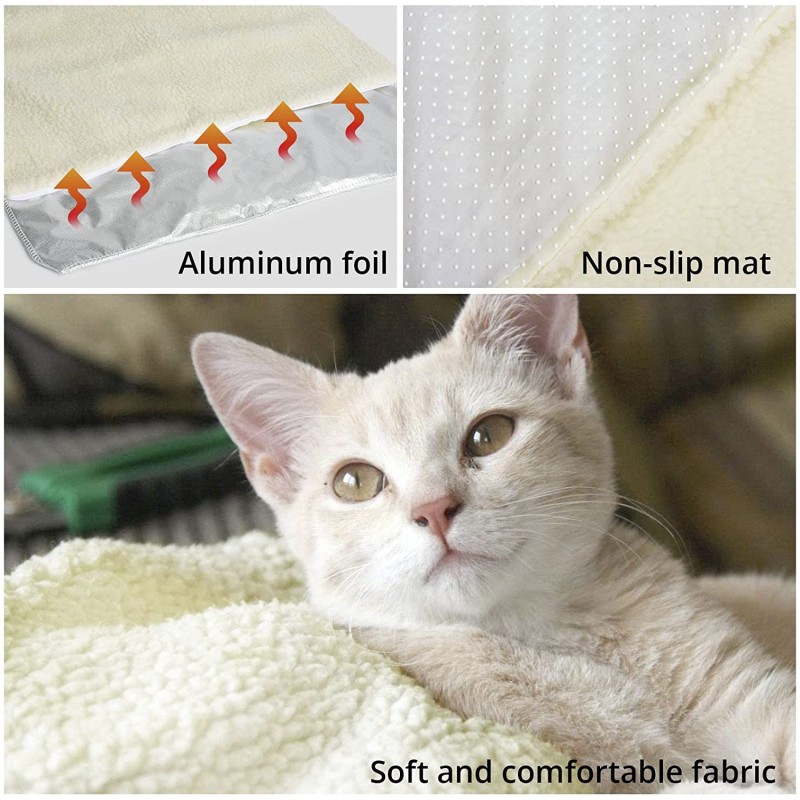 Dog Self Heating Mat Supplier - Pet Heat Mat Lamb Wool