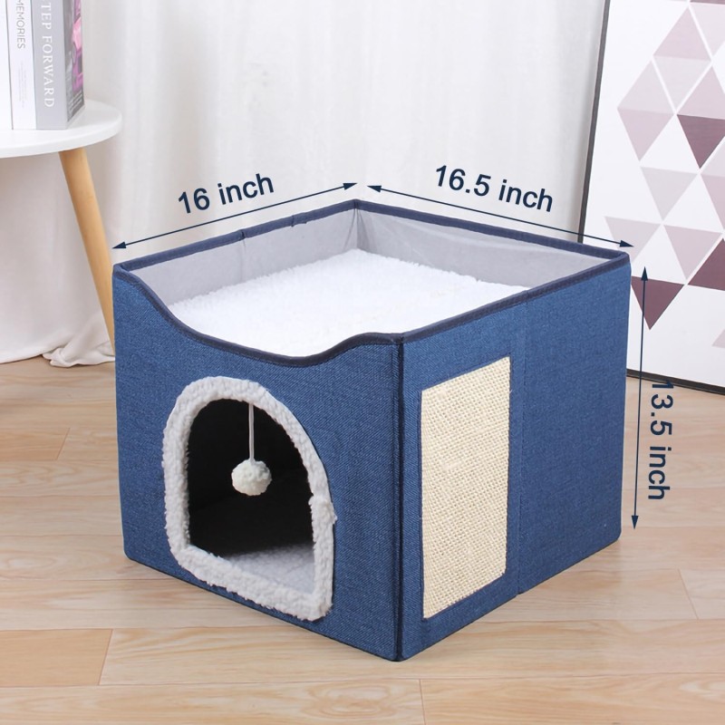 Cat Condo Factory - Foldable Scratch Pad Plush Toy