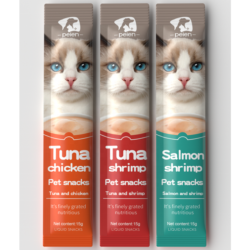 Cat Snacks Stick Factory - 15g Tuna Chicken Salmon